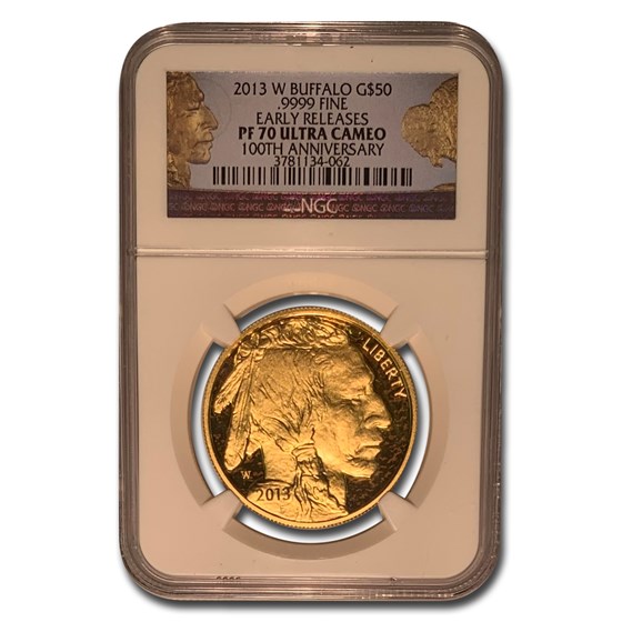 2013-W 1 oz Proof Gold Buffalo PF-70 NGC (ER) 2013-W 1 oz Proof Gold Buffalo PF-70 NGC (ER)